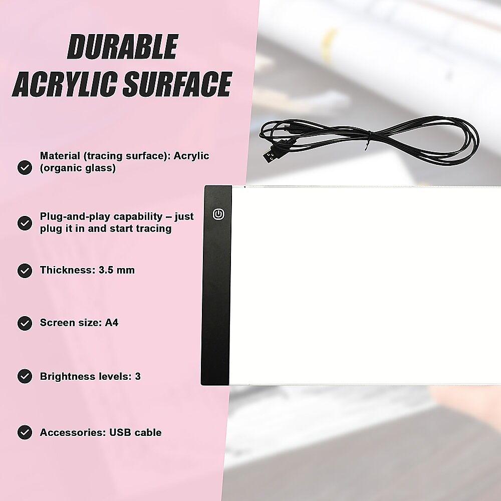 A4 LED Light Box Tracing Board Art Design Stencil Tattoo Copy Drawing Pad Price
