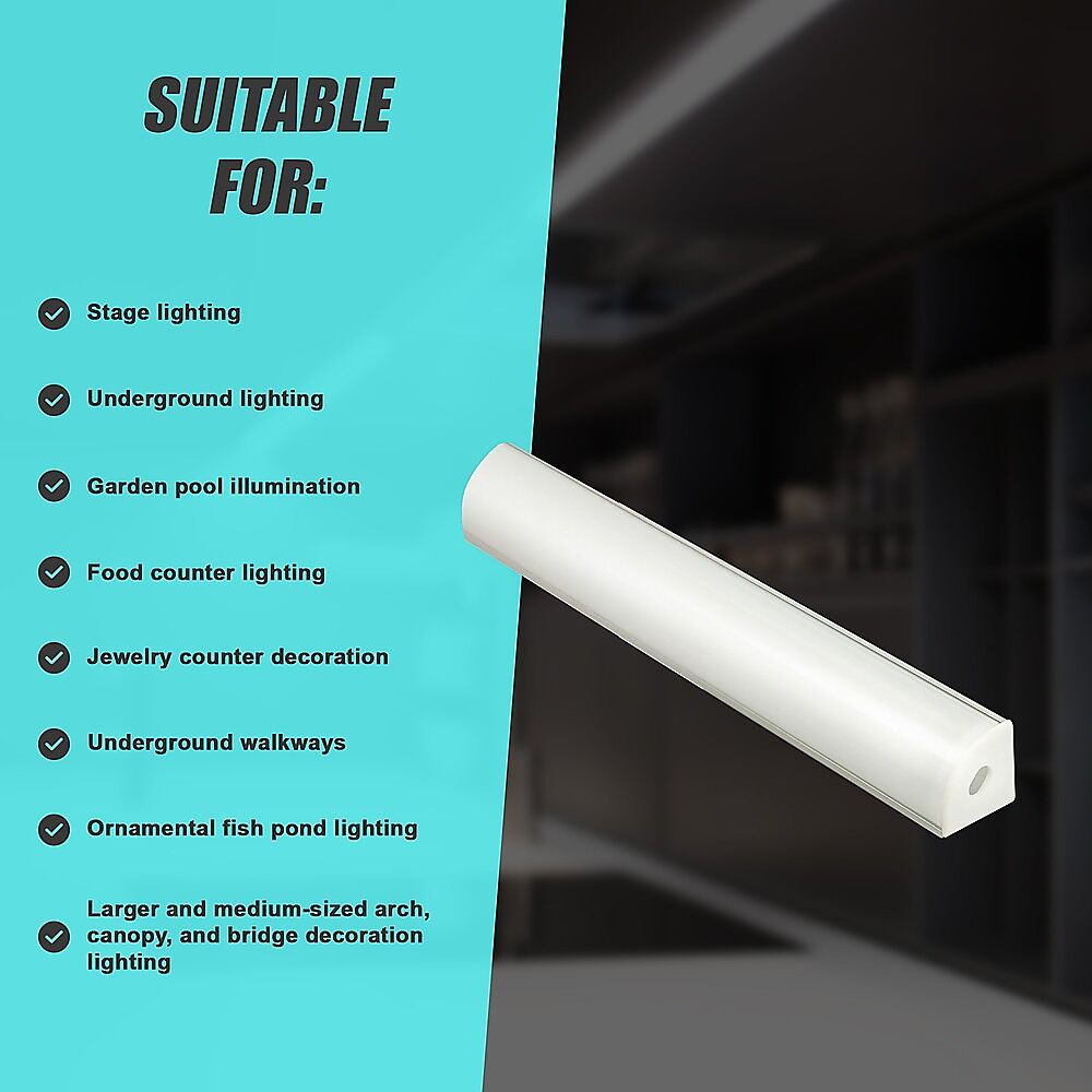 10 x 1M Aluminium LED Strip Light Channel Profile for Kitchen Cabinet Price