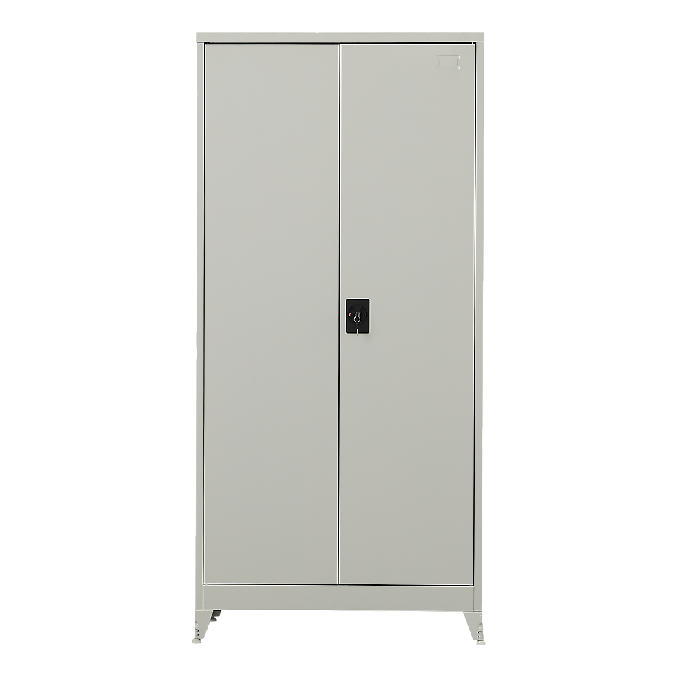 Two-Door Metal Cabinet Shelf Storage for Home Office Gym Price