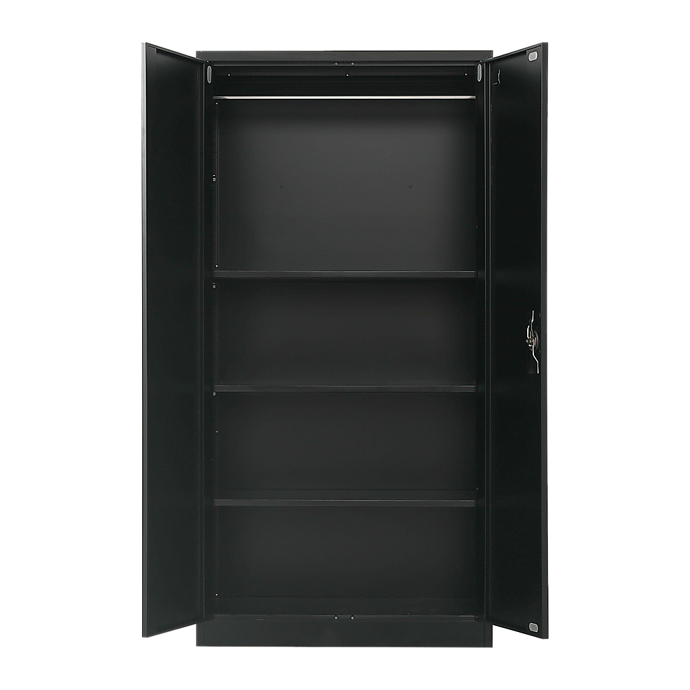 Two-Door Metal Cabinet Shelf Storage for Home Office Gym Price