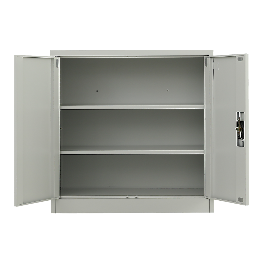 Two-Door Metal Short Cabinet Shelf Storage for Home Office Gym Price