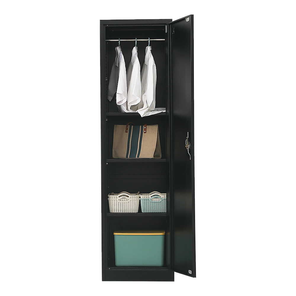 Single-Door Metal Tall Cabinet Shelf Storage for Home Office Gym Price
