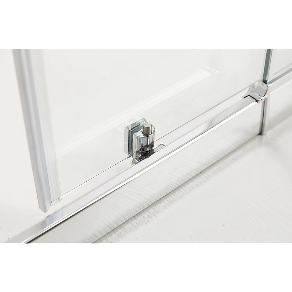 Adjustable 1300x920mm Single Door Corner Sliding Glass Shower Screen in Chrome Price