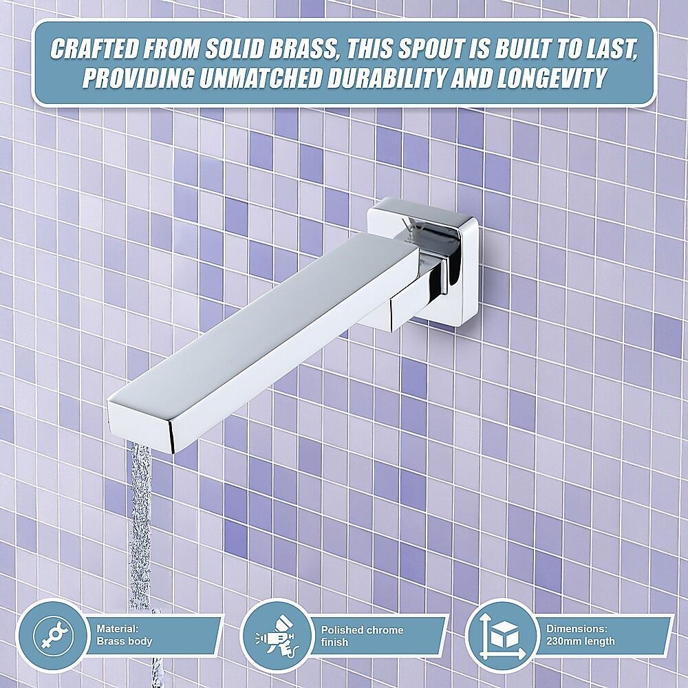 Bath In Wall Swivel Spout in Polished Chrome Finish Price