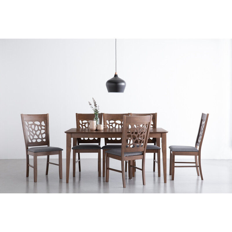 Allergo Dining Table 150cm Timber Dining Table - Cocoa Price
