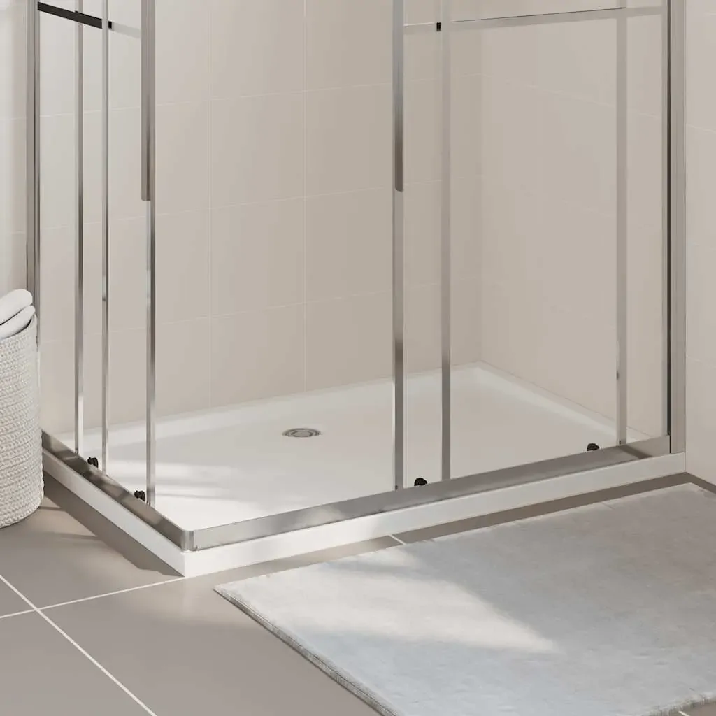 Rectangular ABS Shower Base Tray White 80x120 cm Rectangular ABS Shower Base Tray White 80x120 cm