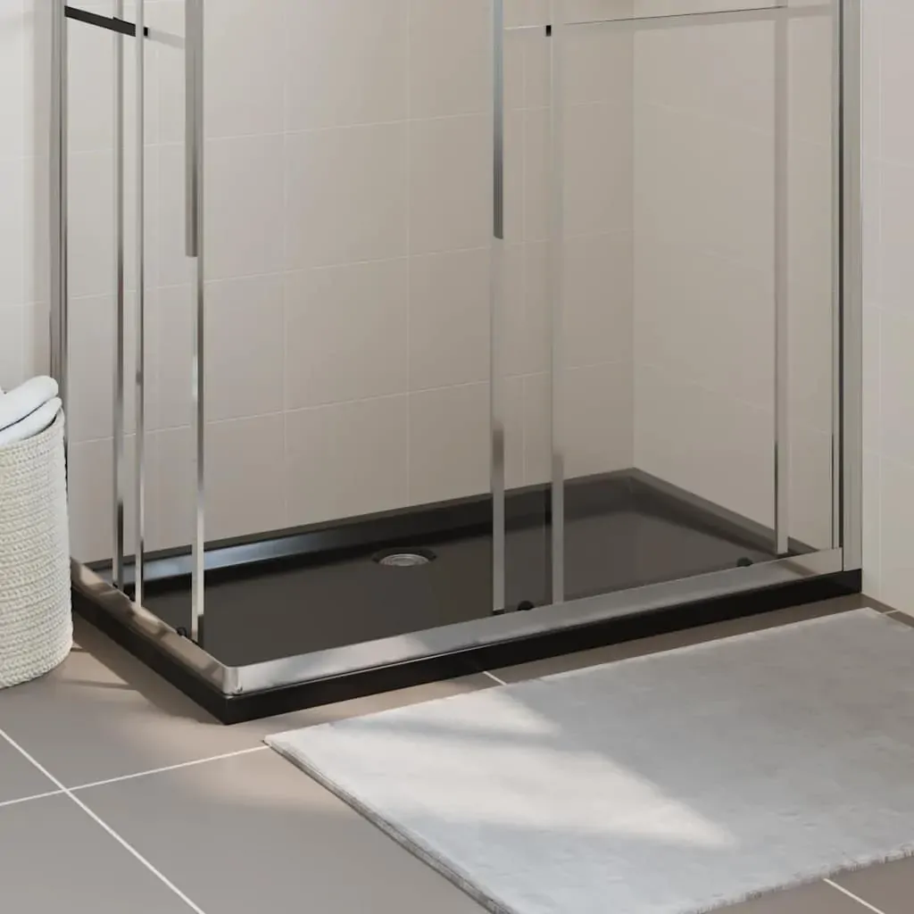 Rectangular ABS Shower Base Tray Black 70x120 cm Rectangular ABS Shower Base Tray Black 70x120 cm