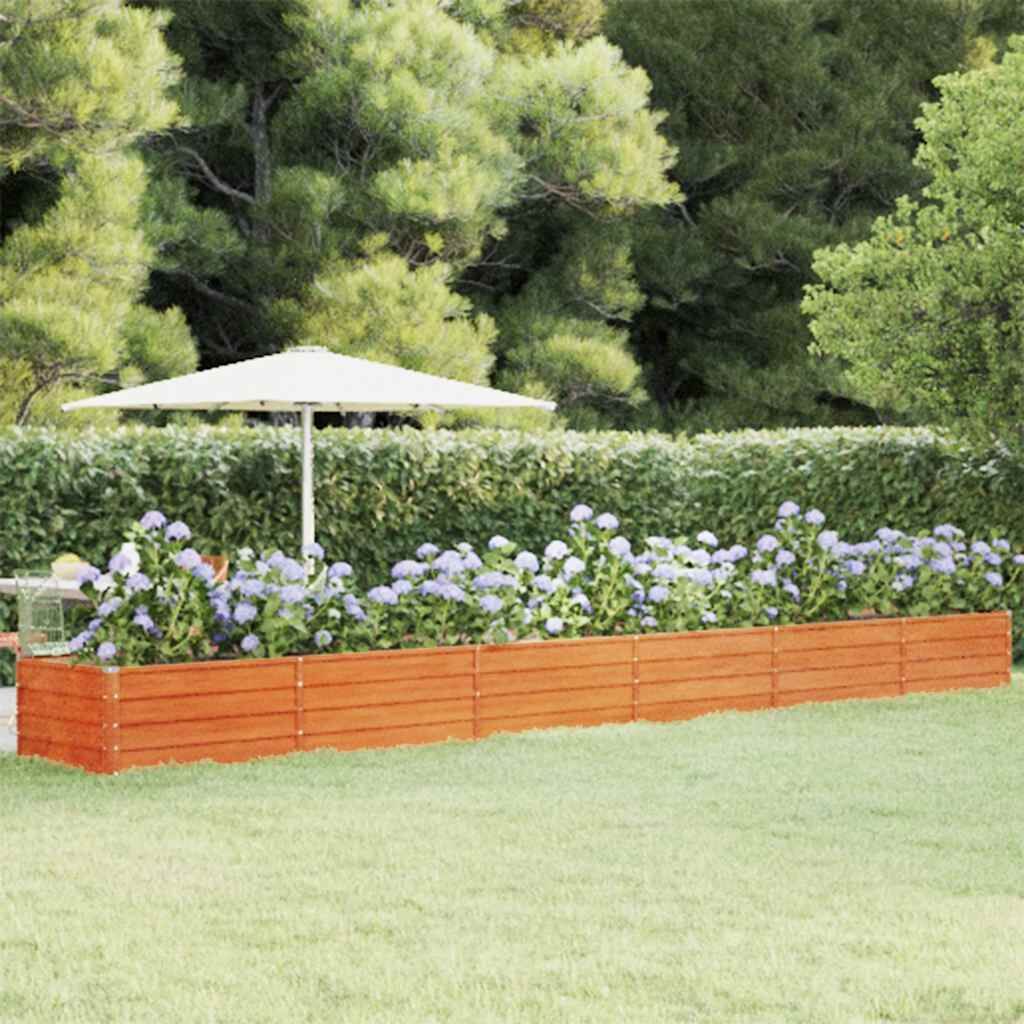 Garden Raised Bed Rusty 600x80x45 cm Corten Steel Garden Raised Bed Rusty 600x80x45 cm Corten Steel