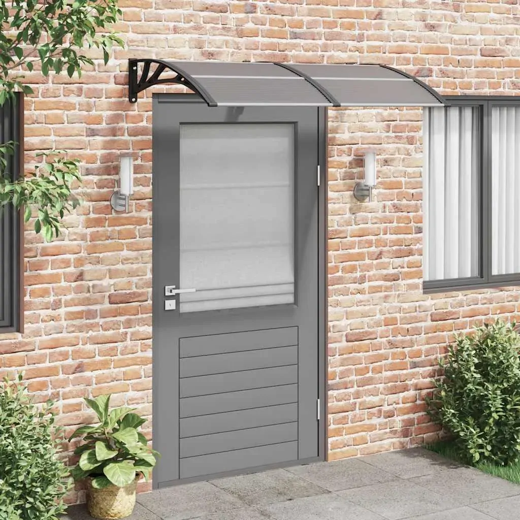 Door Canopy Black 150x100 cm Polycarbonate Door Canopy Black 150x100 cm Polycarbonate