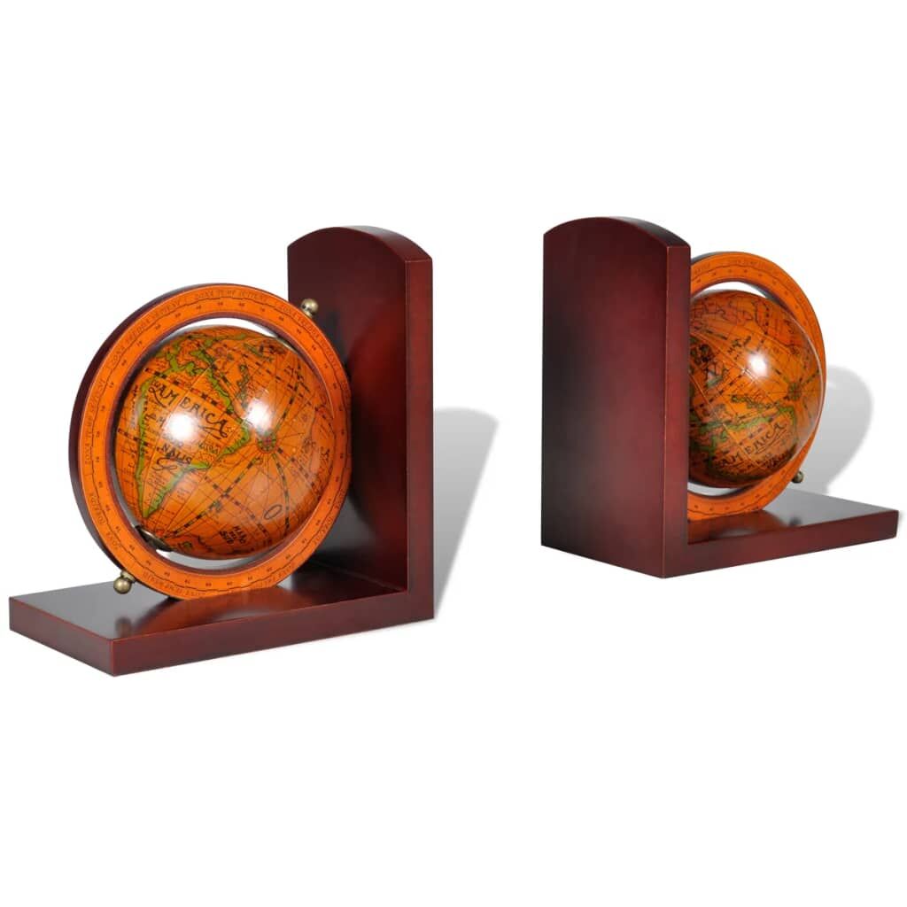 Bookstand World Map Globe Bookend Classic A Pair Bookstand World Map Globe Bookend Classic A Pair