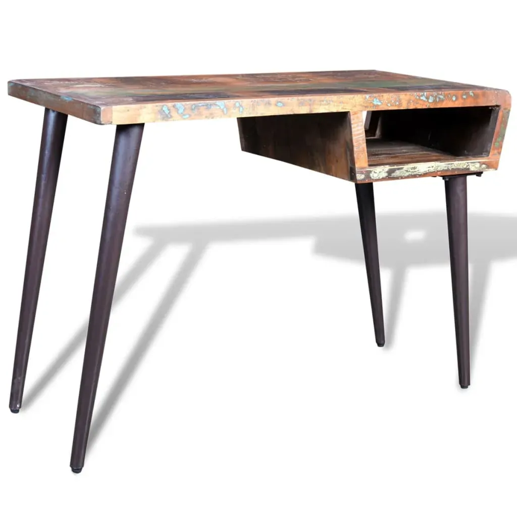 Reclaimed Wood Desk with Iron Legs Reclaimed Wood Desk with Iron Legs