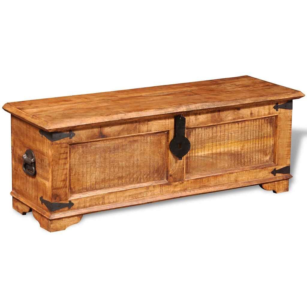 Storage Chest Rough Mango Wood Storage Chest Rough Mango Wood