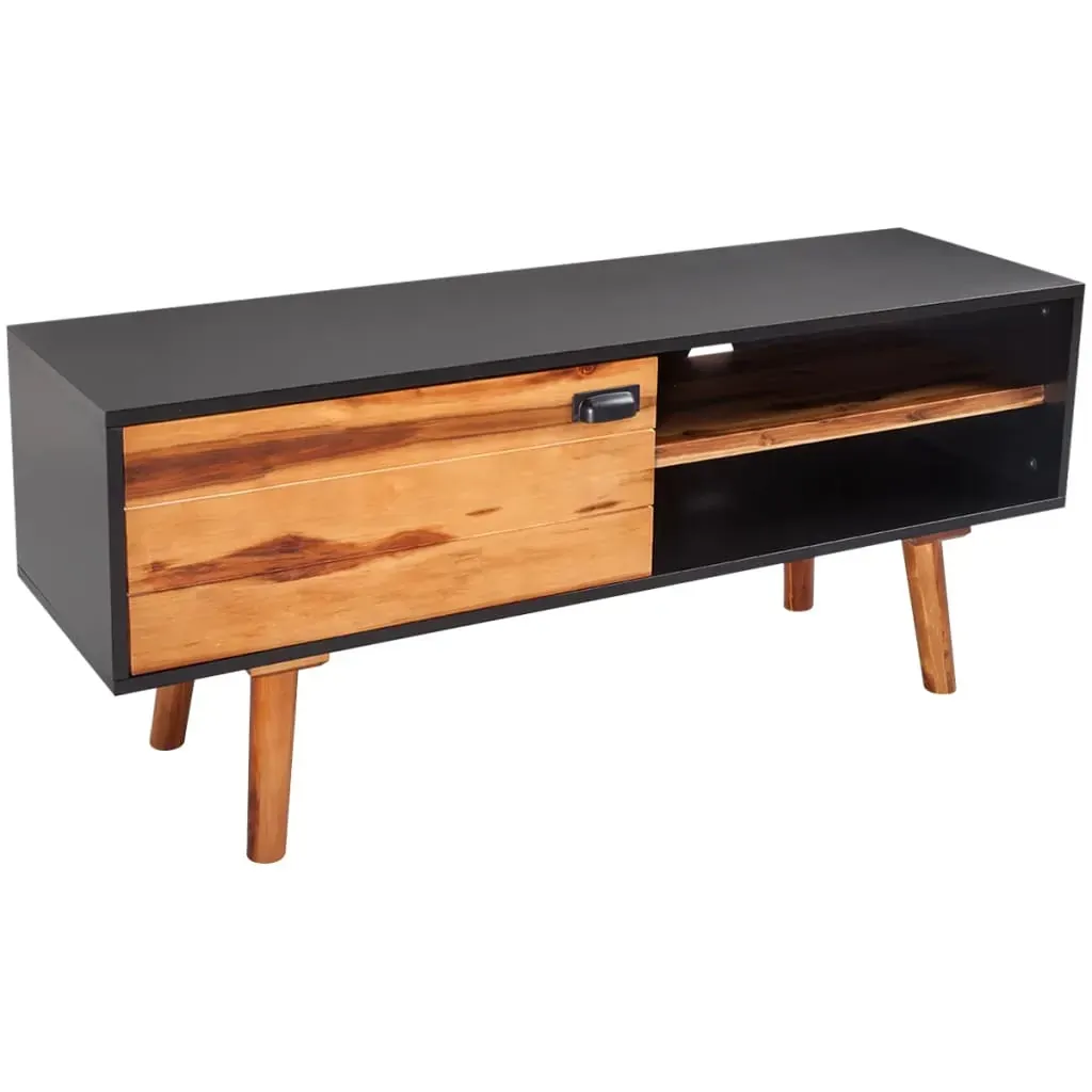 TV Cabinet 120x35x50 cm Solid Acacia Wood TV Cabinet 120x35x50 cm Solid Acacia Wood
