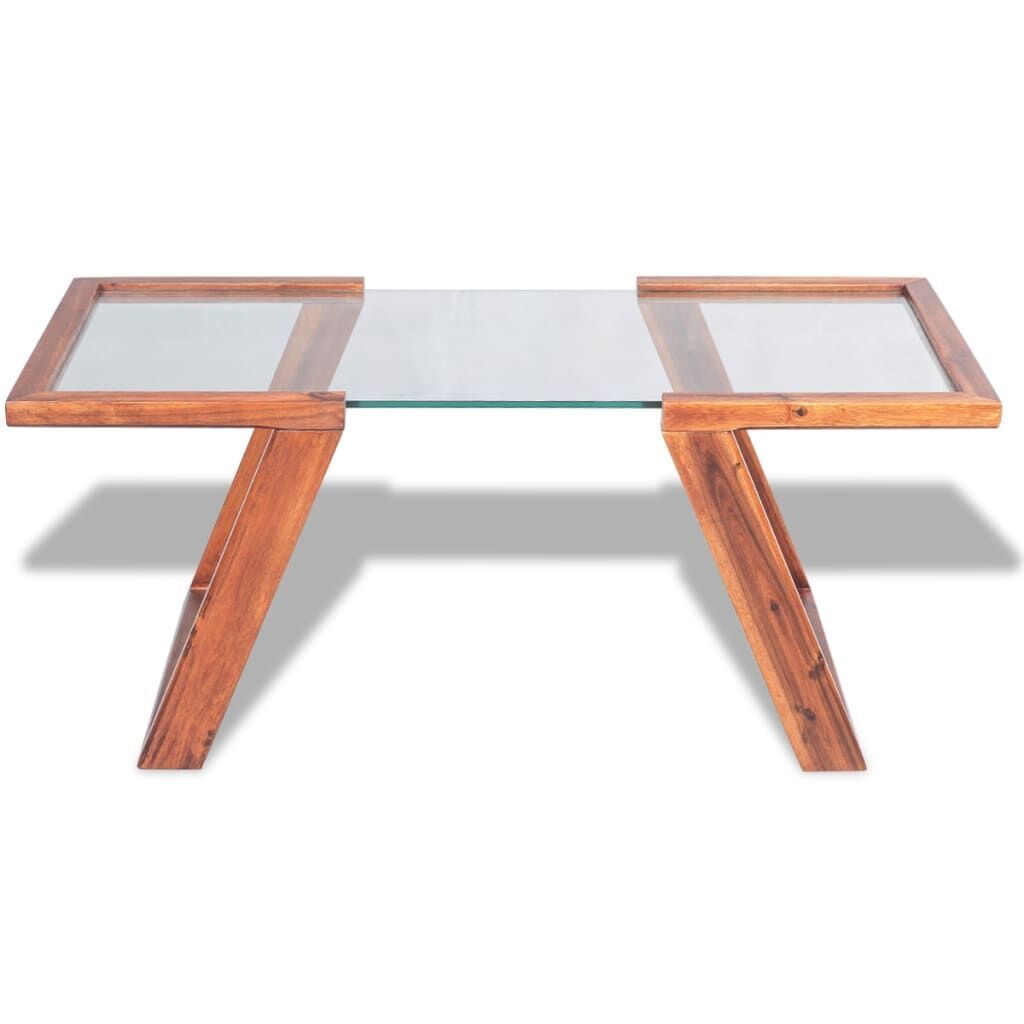 Coffee Table Solid Acacia Wood Brown 100x50x40 cm Coffee Table Solid Acacia Wood Brown 100x50x40 cm