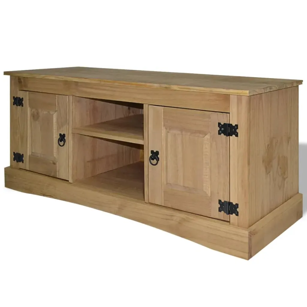 TV Cabinet Mexican Pine Corona Range 120x40x52 cm TV Cabinet Mexican Pine Corona Range 120x40x52 cm