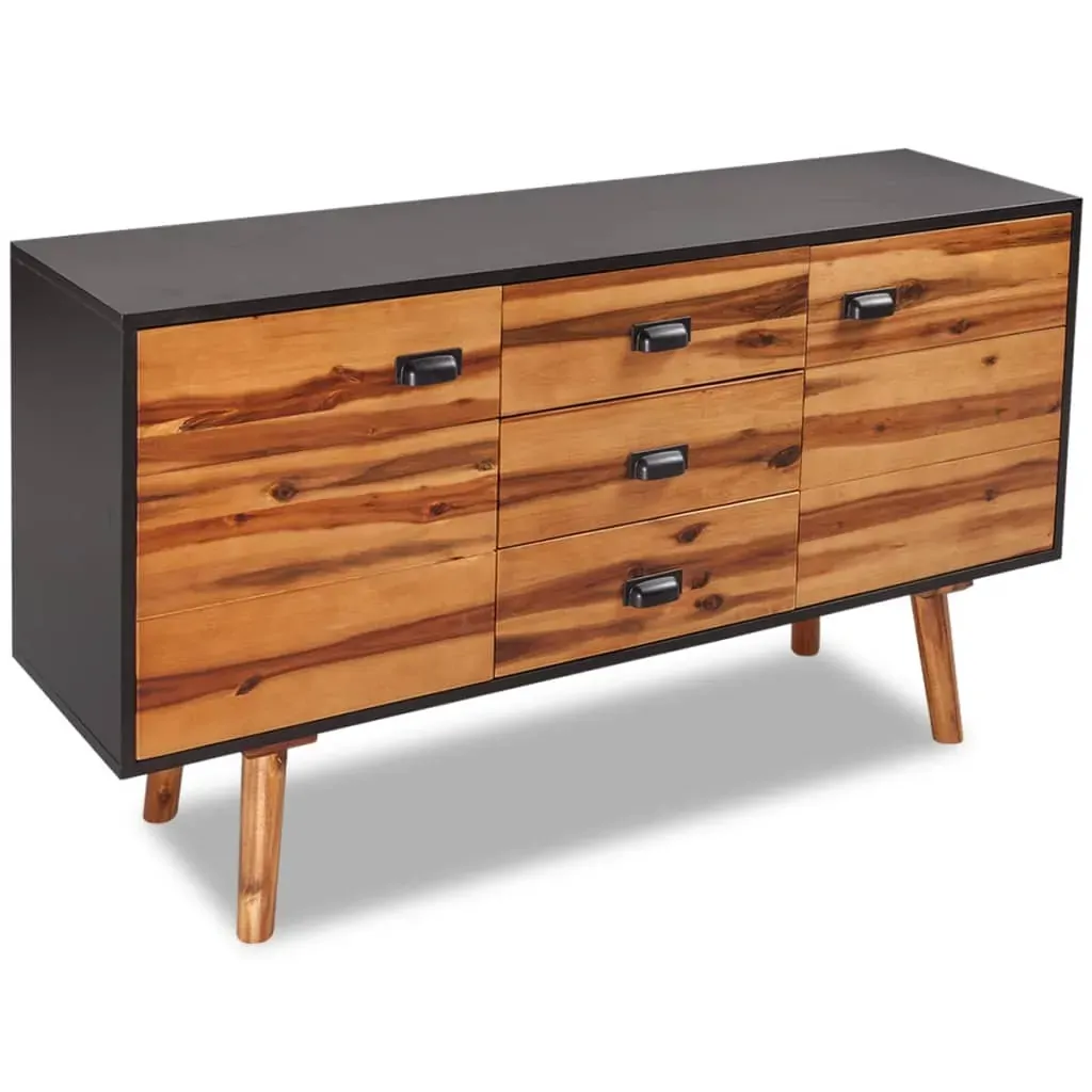 Sideboard Solid Acacia Wood 115x35x70 cm Sideboard Solid Acacia Wood 115x35x70 cm