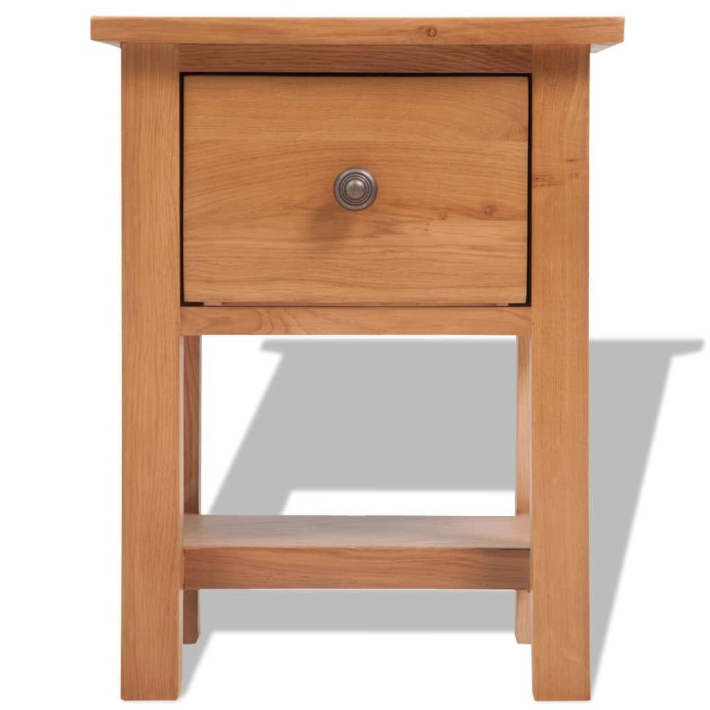 Nightstand 36x30x47 cm Solid Oak Wood Nightstand 36x30x47 cm Solid Oak Wood