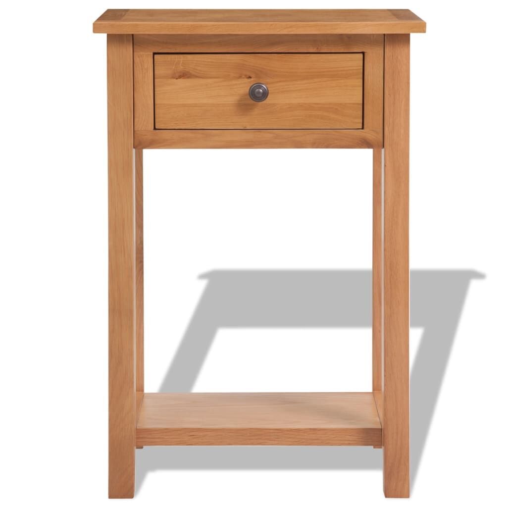 Console Table 50x32x75 cm Solid Oak Wood Console Table 50x32x75 cm Solid Oak Wood