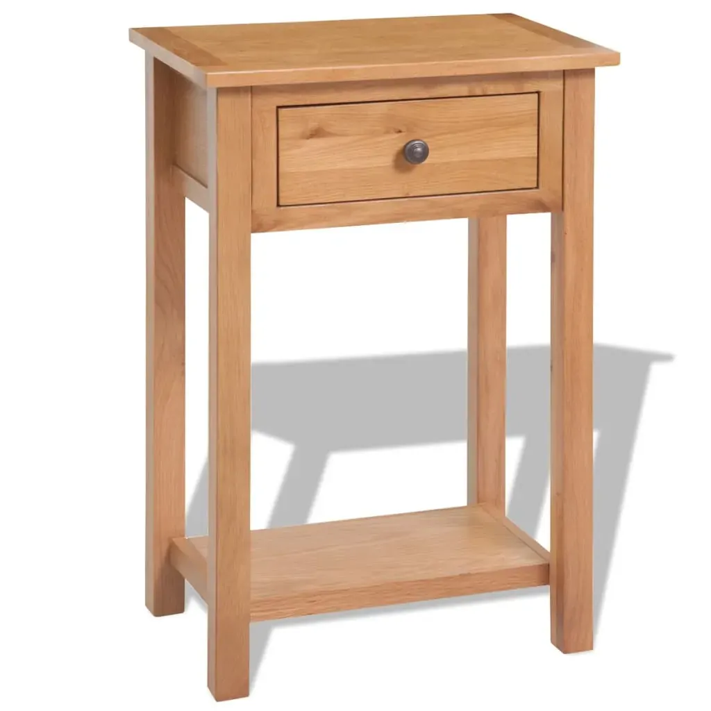 Console Table 50x32x75 cm Solid Oak Wood Console Table 50x32x75 cm Solid Oak Wood