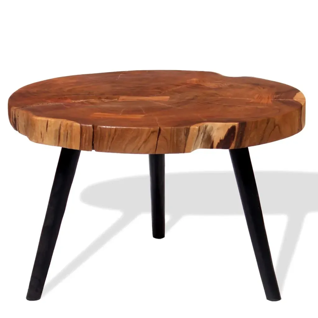 Log Coffee Table Solid Acacia Wood (55-60)x40 cm Log Coffee Table Solid Acacia Wood (55-60)x40 cm