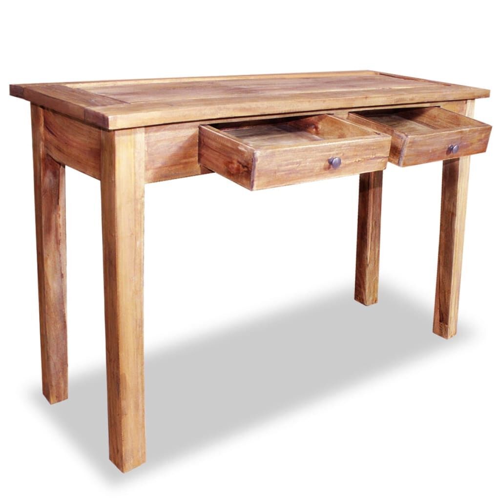 Console Table Solid Mahogany Wood 123x42x75 cm Console Table Solid Mahogany Wood 123x42x75 cm