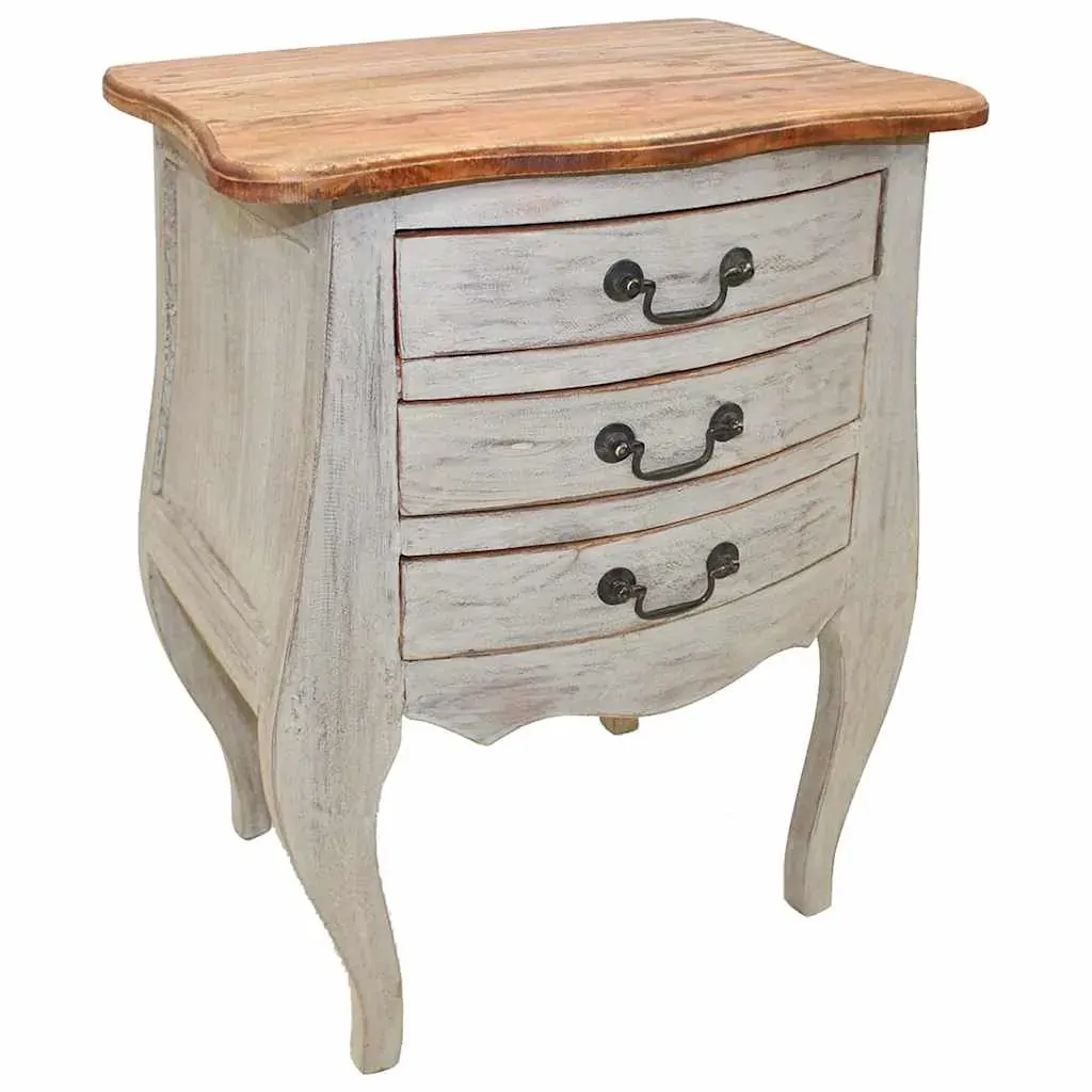 Bedside Cabinet Solid Mahogany Wood 48x35x64 cm Bedside Cabinet Solid Mahogany Wood 48x35x64 cm
