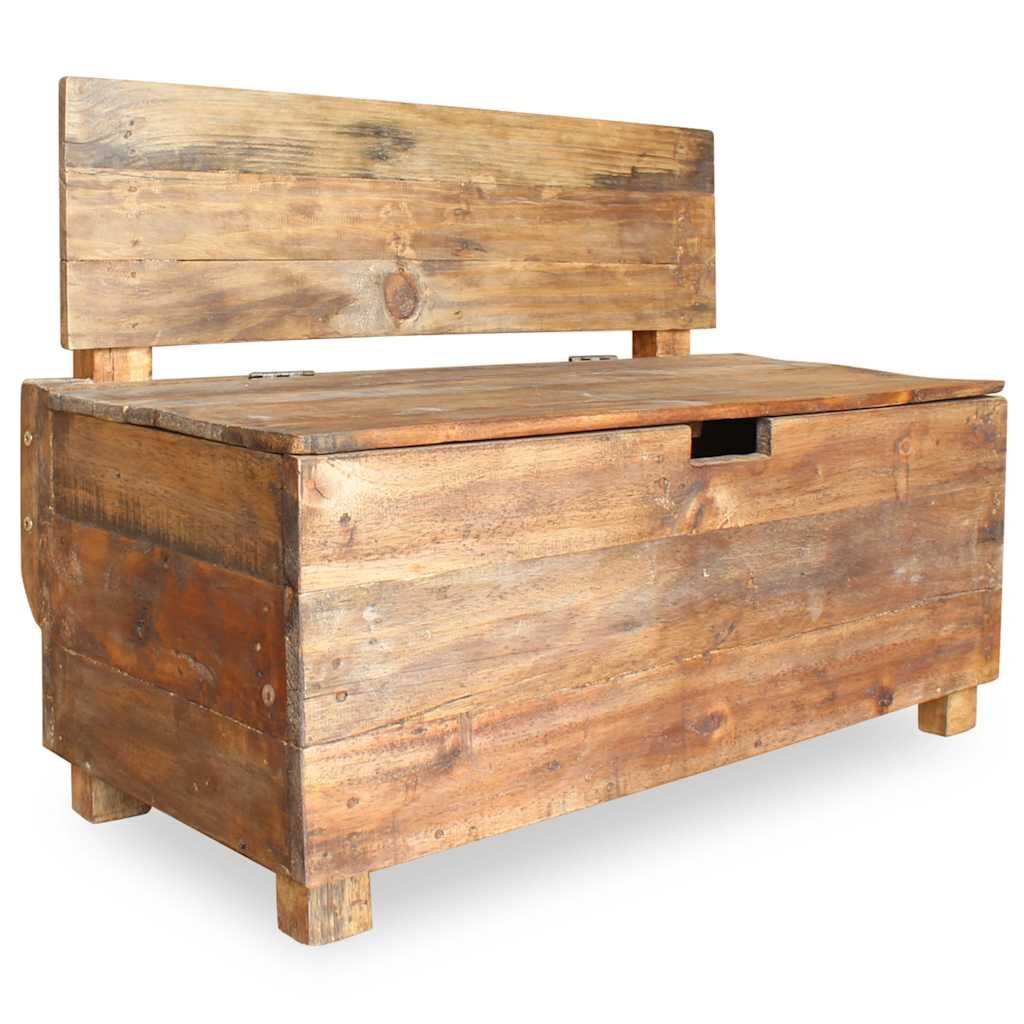 Bench Solid Mahogany Wood 86x40x60 cm Bench Solid Mahogany Wood 86x40x60 cm