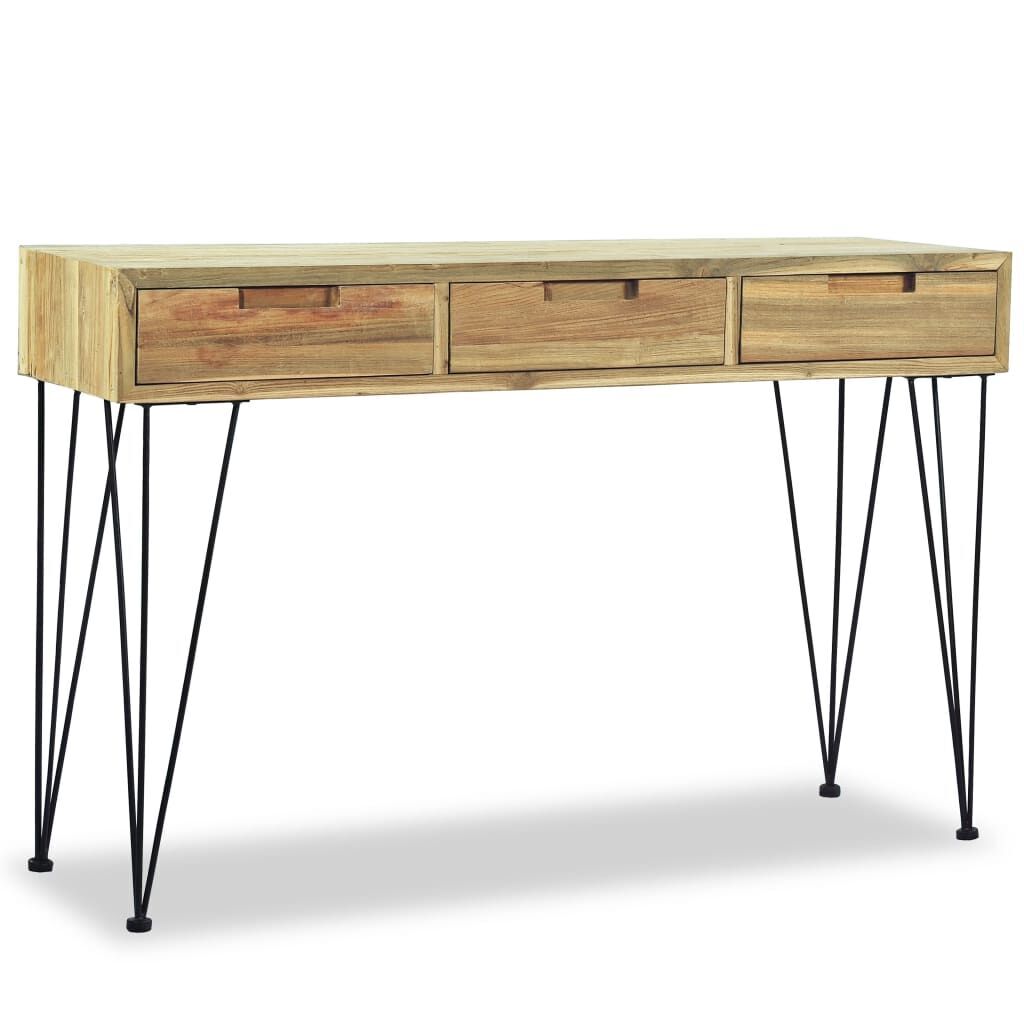 Console Table 120x35x76 cm Solid Teak Console Table 120x35x76 cm Solid Teak