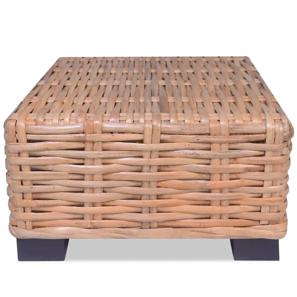 Coffee Table Natural Rattan 45x45x30 cm Coffee Table Natural Rattan 45x45x30 cm