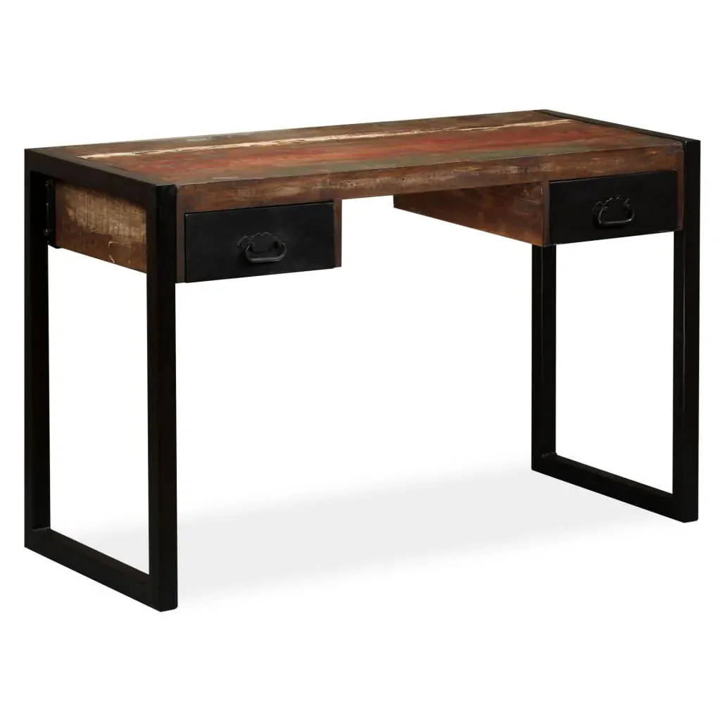 Desk with 2 Drawers Solid Reclaimed Wood 120x50x76 cm Desk with 2 Drawers Solid Reclaimed Wood 120x50x76 cm