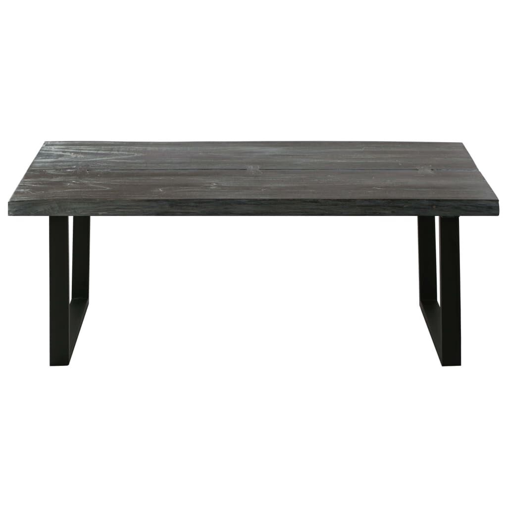 Coffee Table Solid Mindi Wood 102x56x41 cm Grey Coffee Table Solid Mindi Wood 102x56x41 cm Grey