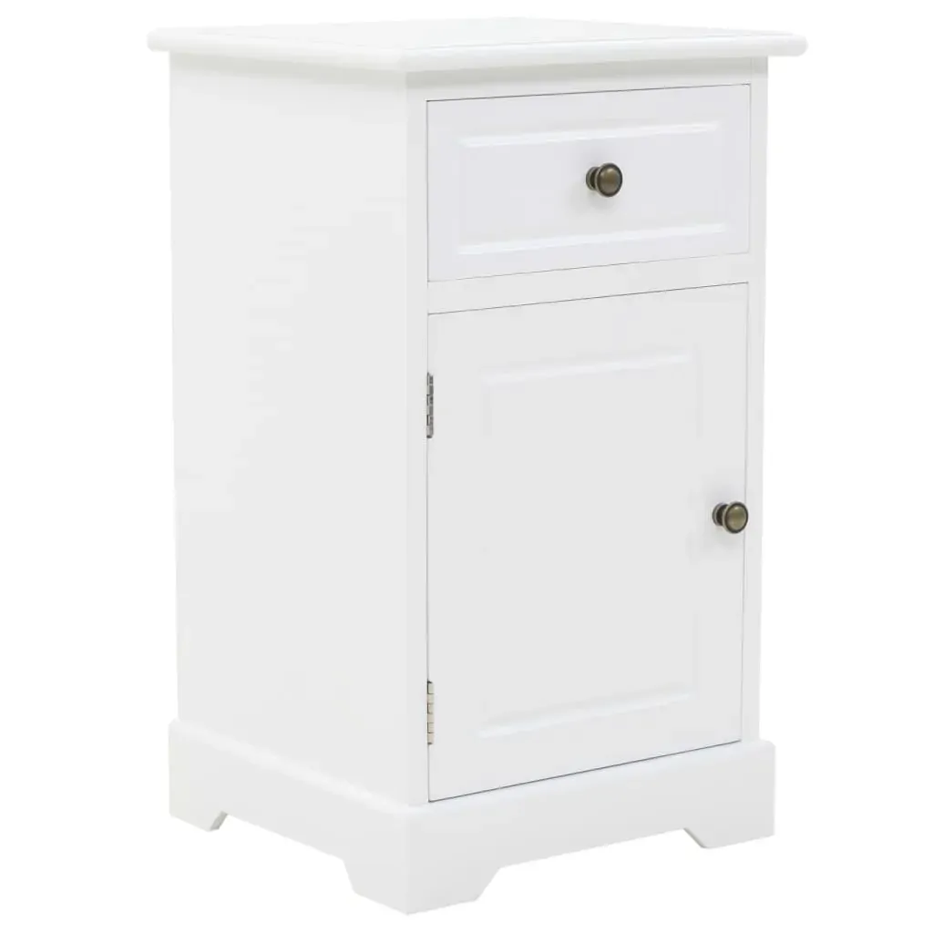 Bedside Cabinet MDF and Pinewood 35x32x59 cm Bedside Cabinet MDF and Pinewood 35x32x59 cm