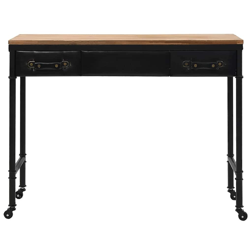 Console Table MDF and Fir Wood 100x33.5x80 cm Console Table MDF and Fir Wood 100x33.5x80 cm