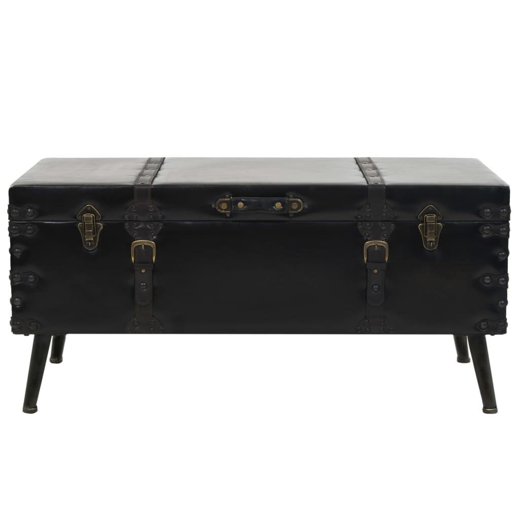 Coffee Table MDF and Steel 102x51x48 cm Coffee Table MDF and Steel 102x51x48 cm
