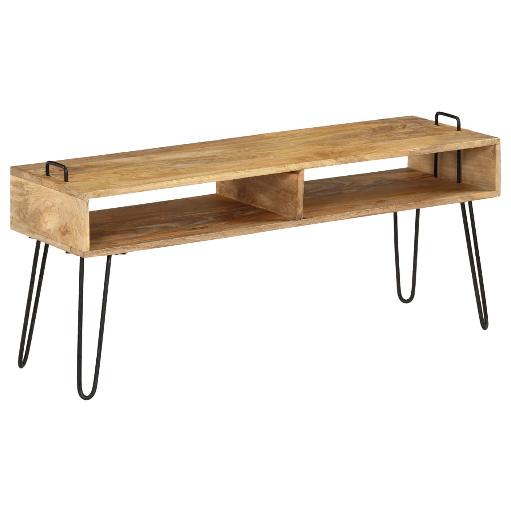TV Stand Solid Mango Wood 110x35x45 cm TV Stand Solid Mango Wood 110x35x45 cm