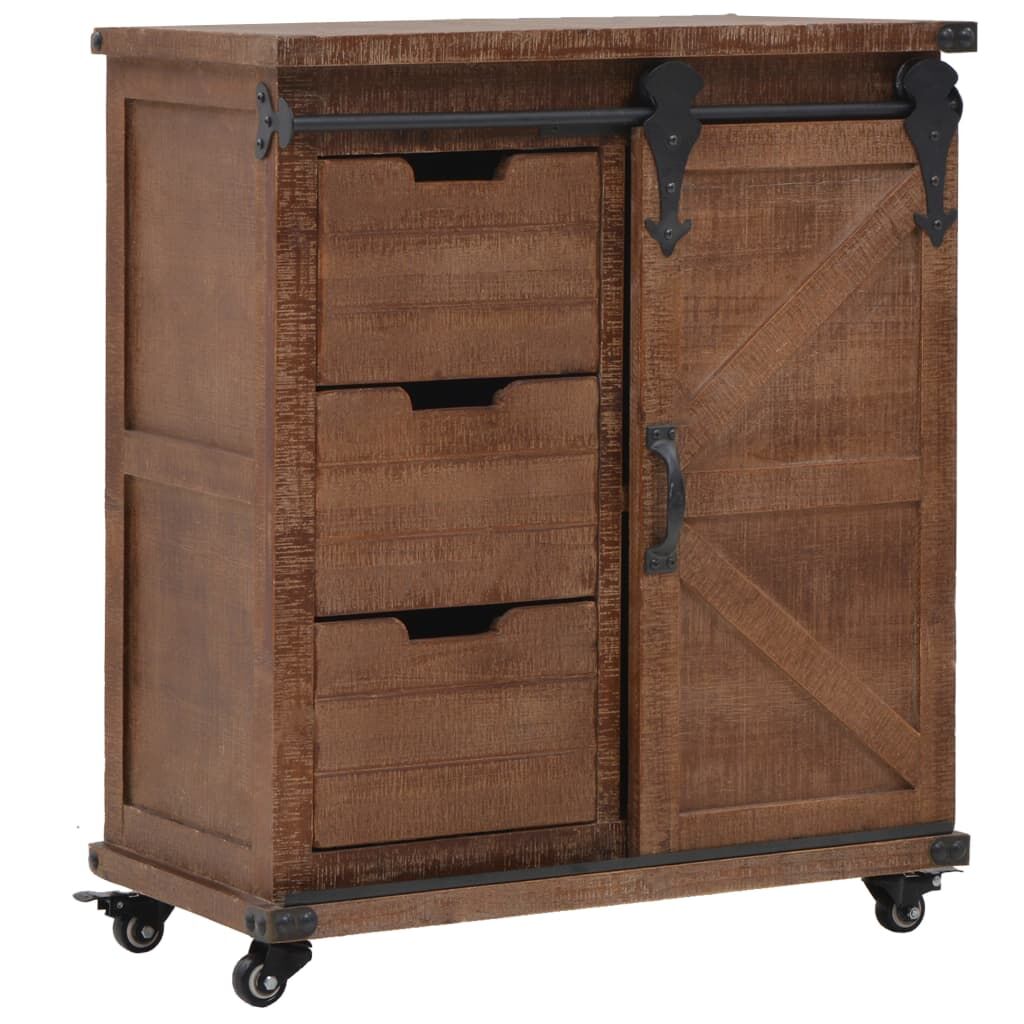Storage Cabinet Solid Fir Wood 64x33.5x75 cm Brown Storage Cabinet Solid Fir Wood 64x33.5x75 cm Brown