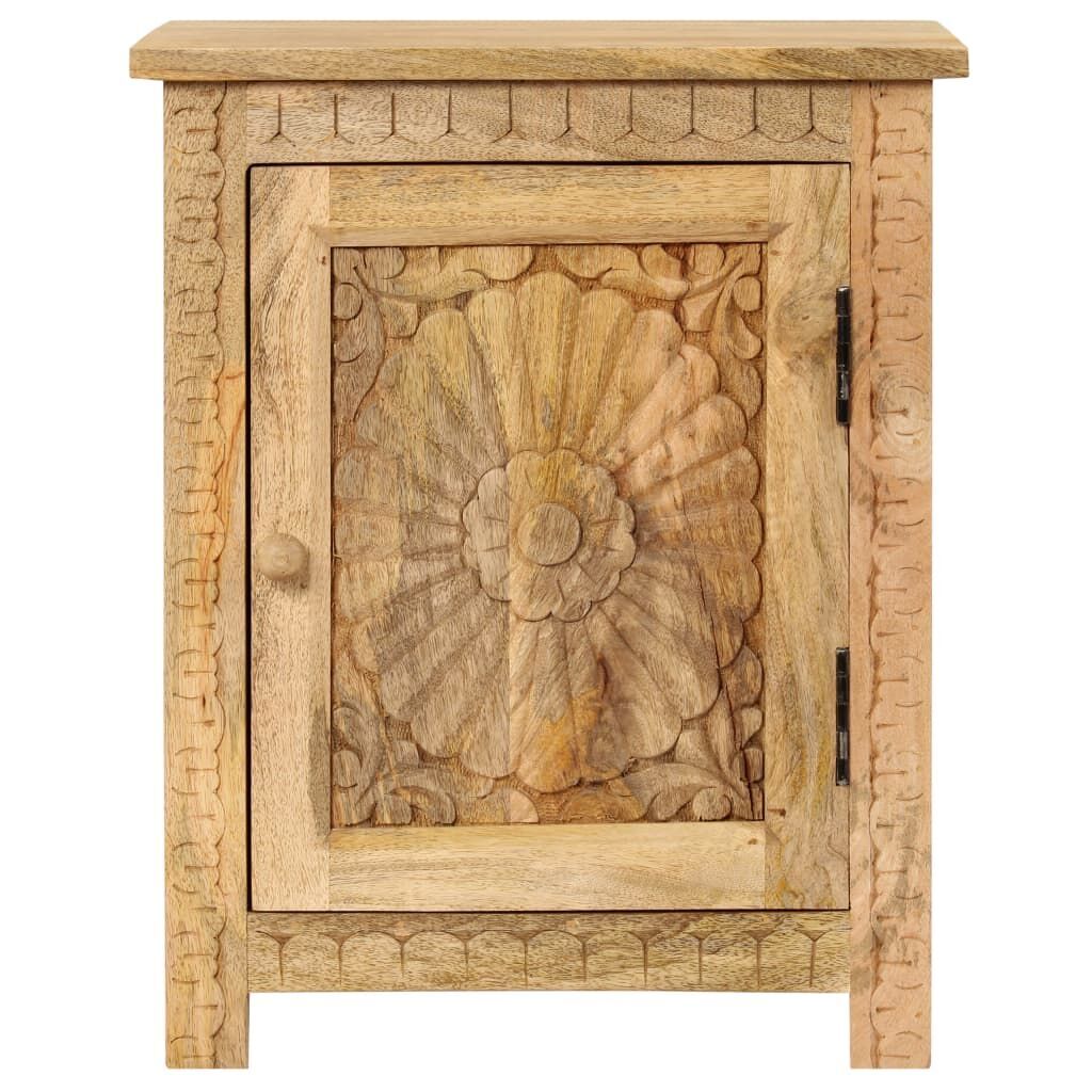Bedside Table Solid Mango Wood 40x30x50 cm Bedside Table Solid Mango Wood 40x30x50 cm