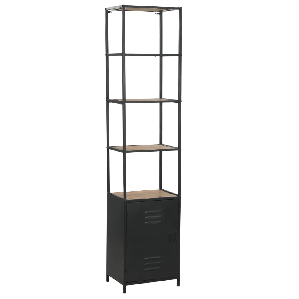 Bookcase Solid Firwood and Steel 40.5x32.5x180 cm Bookcase Solid Firwood and Steel 40.5x32.5x180 cm