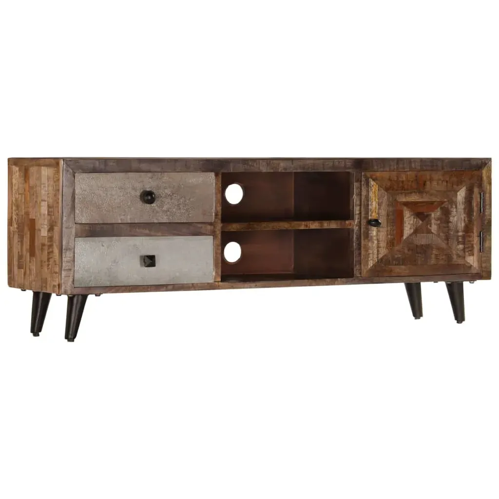 TV Cabinet 118x30x40 cm Solid Mango Wood TV Cabinet 118x30x40 cm Solid Mango Wood