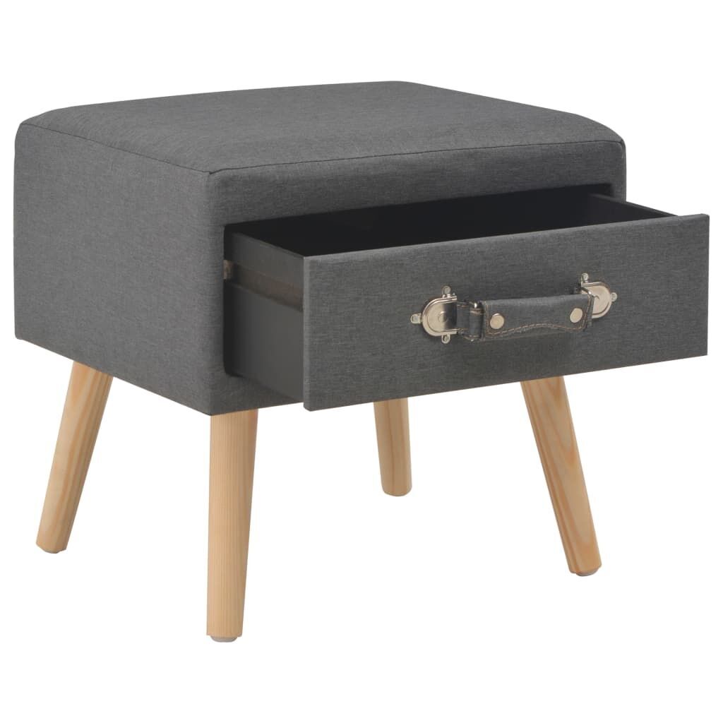 Bedside Cabinet Dark Grey 40x35x40 cm Fabric Bedside Cabinet Dark Grey 40x35x40 cm Fabric
