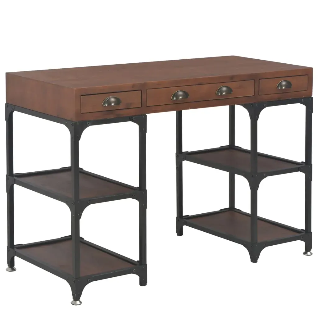 Desk with 3 Drawers 110x50x78 cm Solid Fir Wood Desk with 3 Drawers 110x50x78 cm Solid Fir Wood