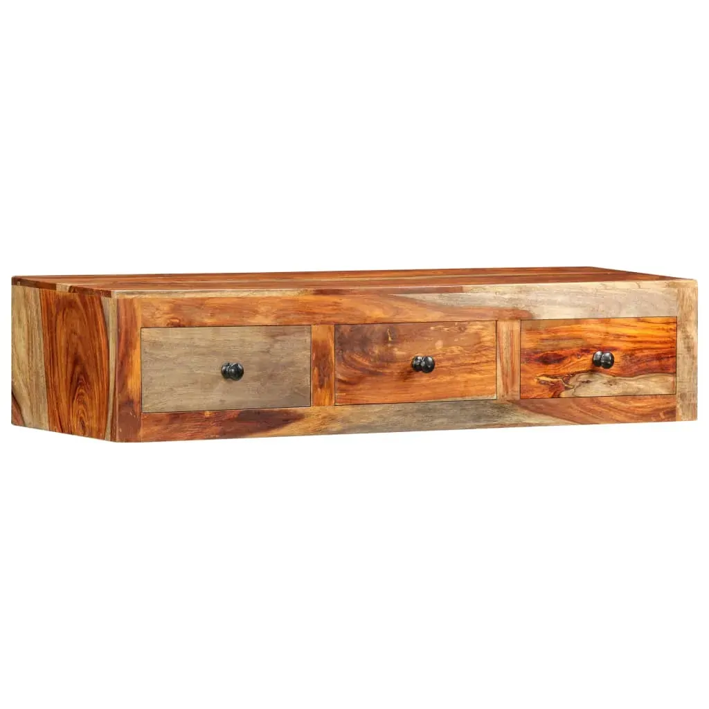 Wall Console Table 100x25x20 cm Solid Acacia Wood Wall Console Table 100x25x20 cm Solid Acacia Wood