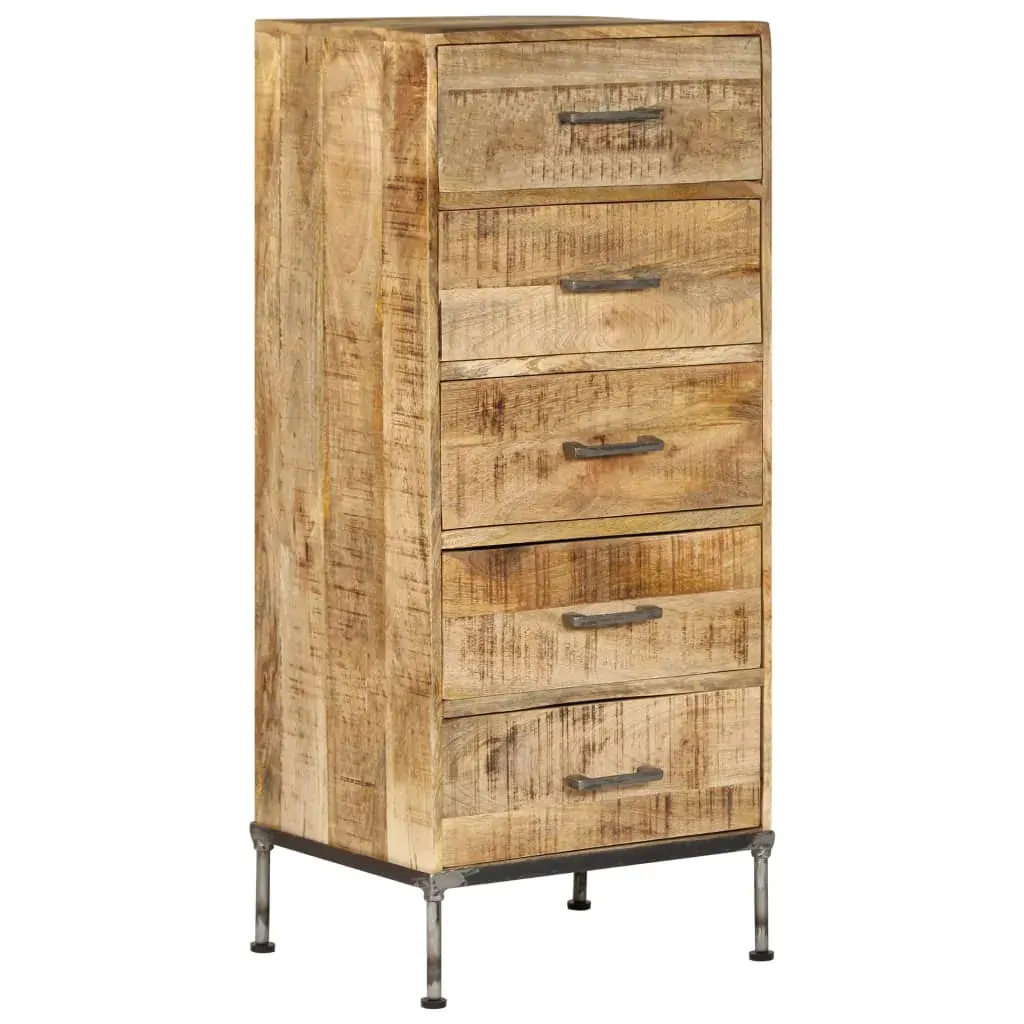 Chest of Drawers 45x35x106 cm Solid Mango Wood Chest of Drawers 45x35x106 cm Solid Mango Wood
