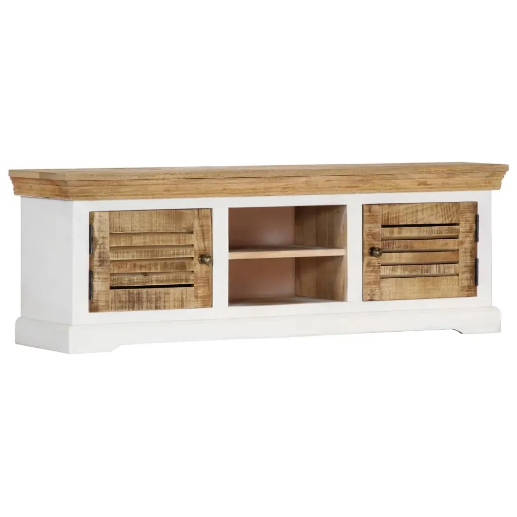 TV Cabinet 118x30x40 cm Solid Mango Wood TV Cabinet 118x30x40 cm Solid Mango Wood