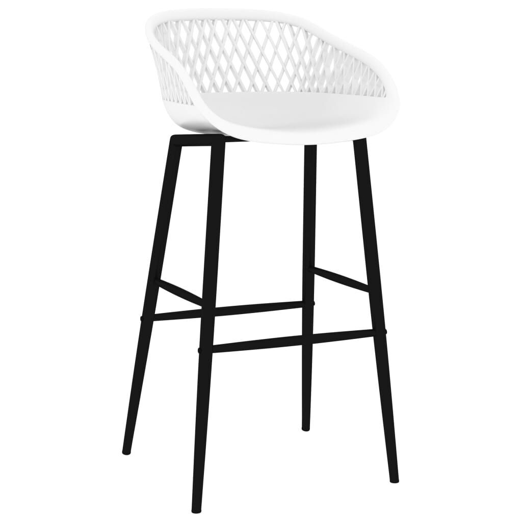 Bar Chairs 4 pcs White Bar Chairs 4 pcs White