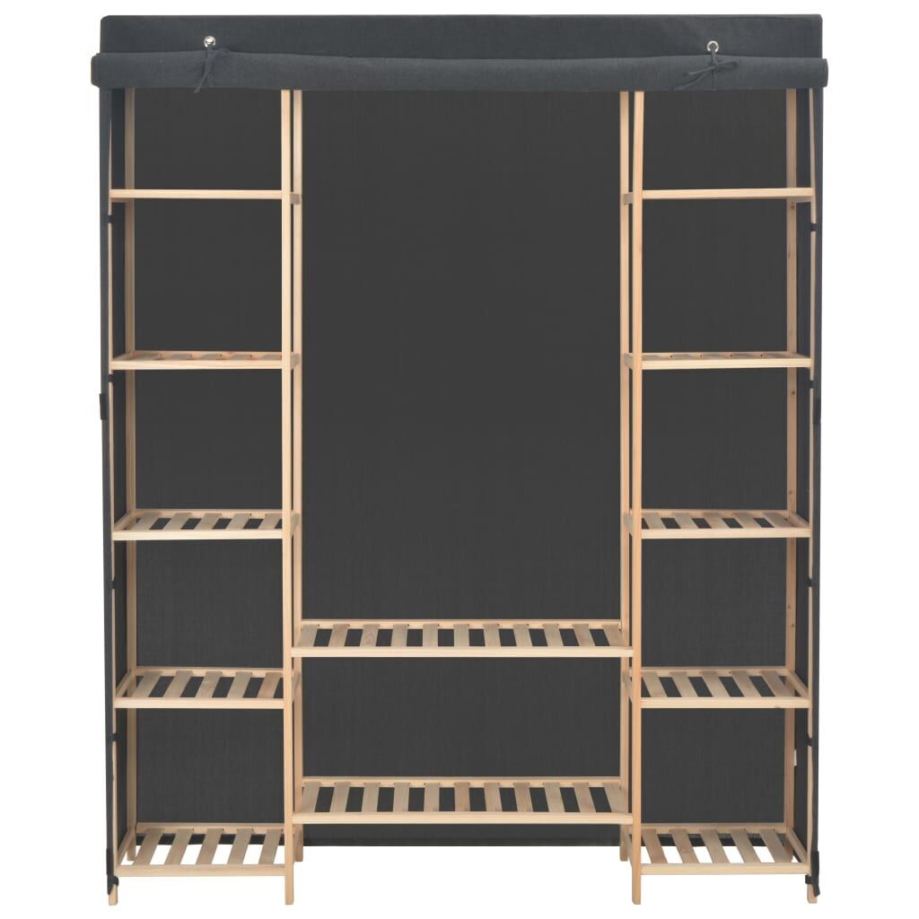 Wardrobe Grey 135x40x170 cm Fabric Wardrobe Grey 135x40x170 cm Fabric