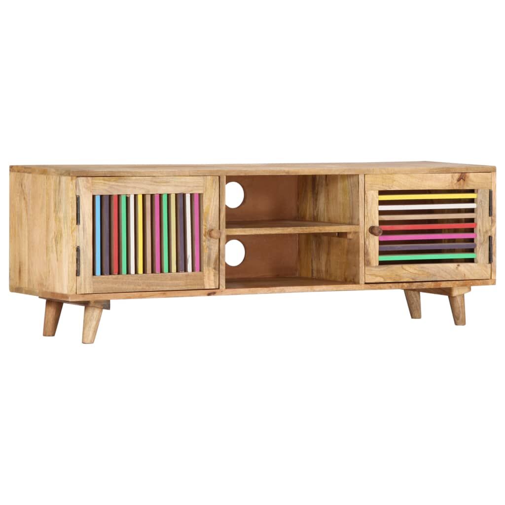 TV Cabinet 120x30x40 cm Solid Mango Wood TV Cabinet 120x30x40 cm Solid Mango Wood