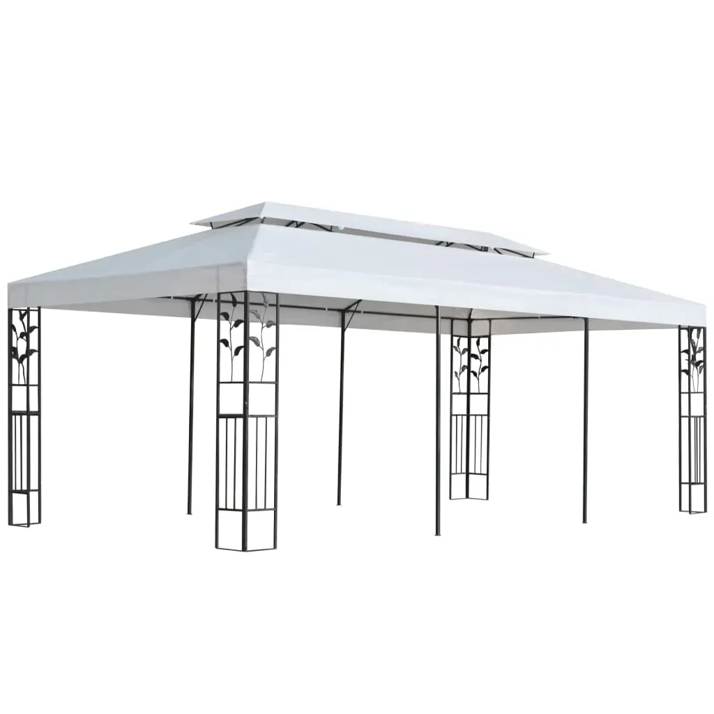 Gazebo 3x6 m White Gazebo 3x6 m White