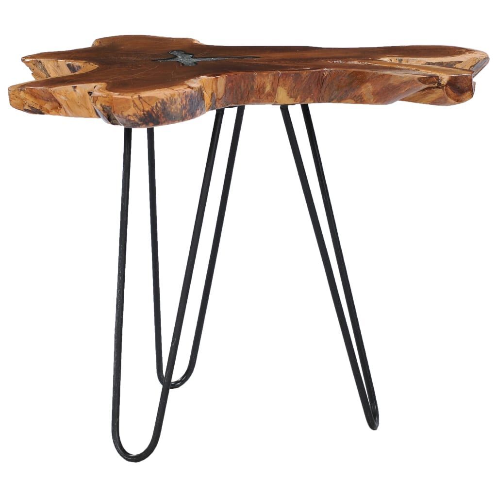 Coffee Table 70x45 cm Solid Teak Wood and Polyresin Coffee Table 70x45 cm Solid Teak Wood and Polyresin