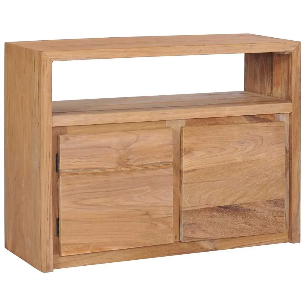 Sideboard 80x30x60 cm Solid Teak Wood Sideboard 80x30x60 cm Solid Teak Wood